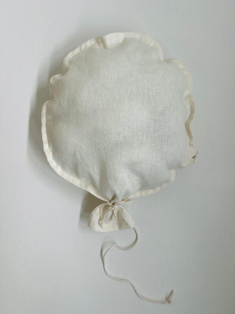 Linnen ballon wanddecoratie - ecru
