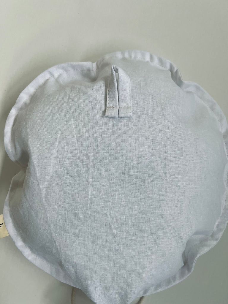 Linnen ballon wanddecoratie - wit