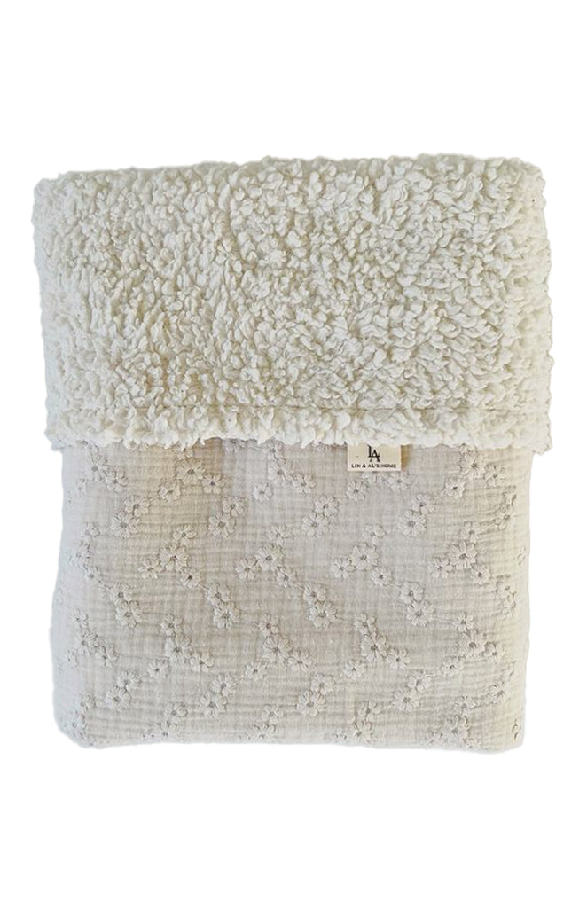 Baby Deken Teddy Knit Babydeken Wiegdeken